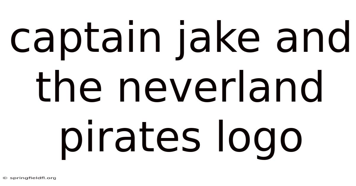 Captain Jake And The Neverland Pirates Logo