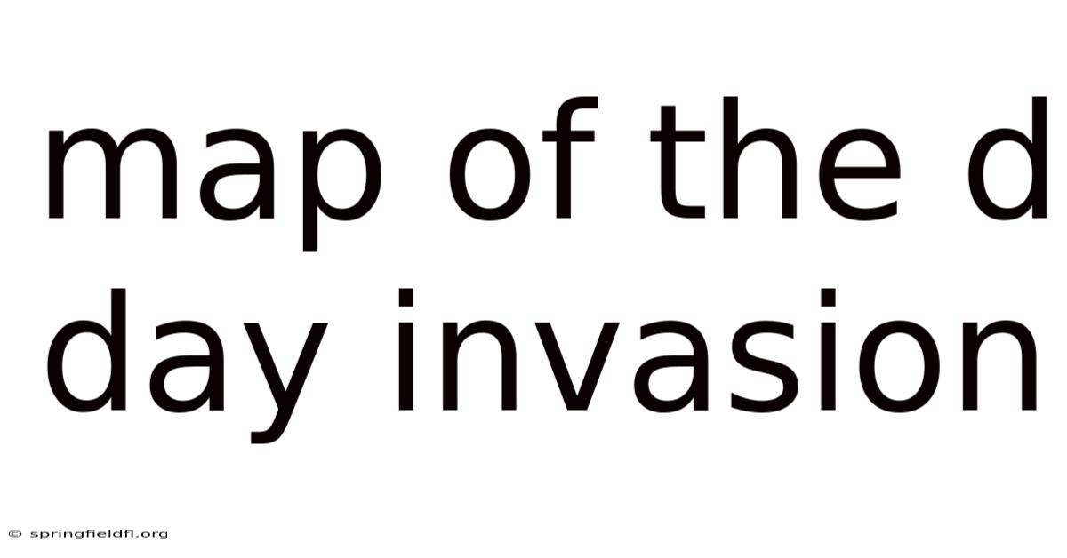Map Of The D Day Invasion