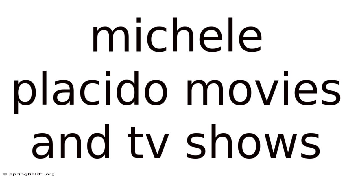 Michele Placido Movies And Tv Shows