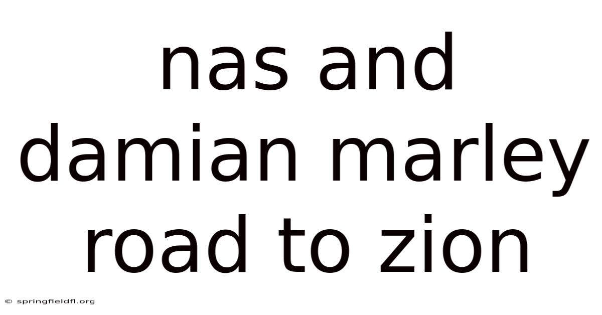 Nas And Damian Marley Road To Zion