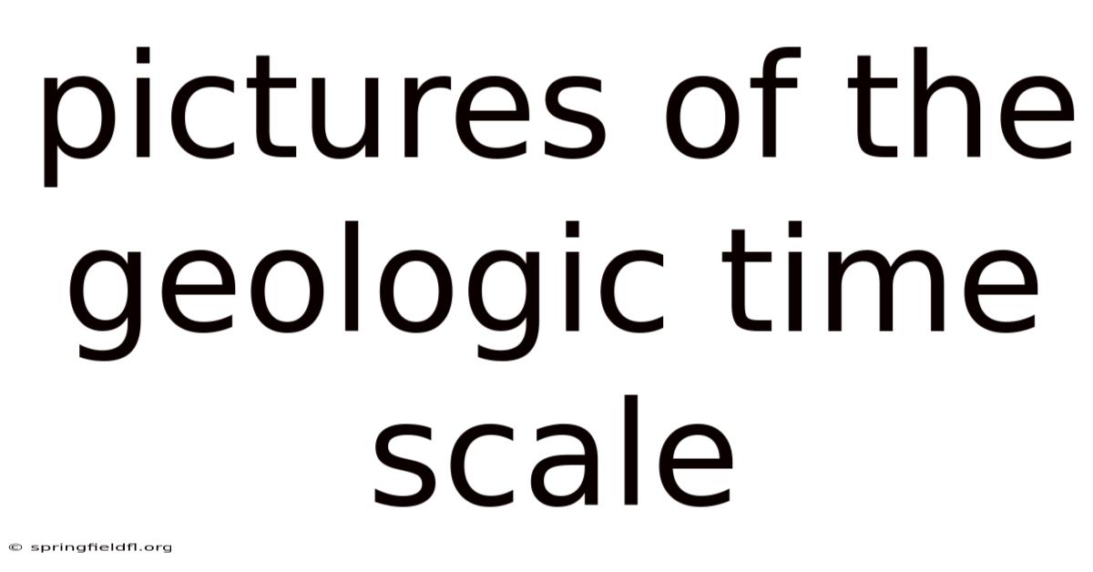 Pictures Of The Geologic Time Scale