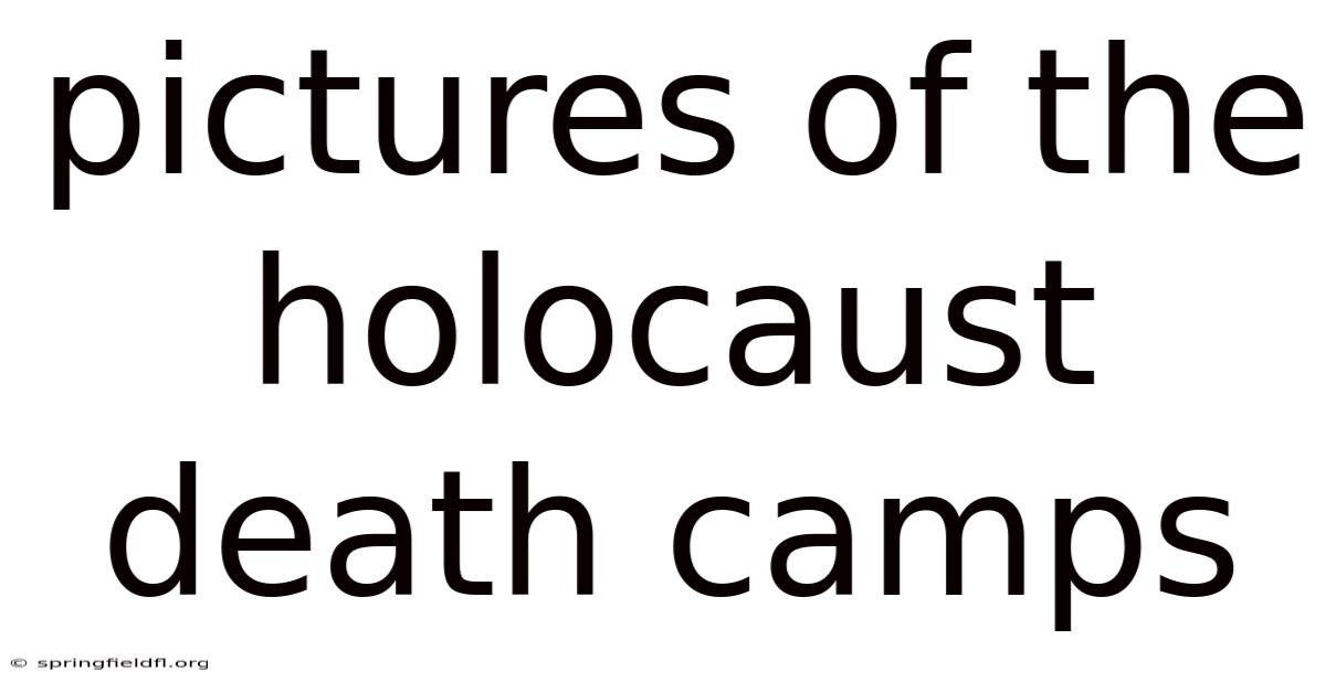 Pictures Of The Holocaust Death Camps
