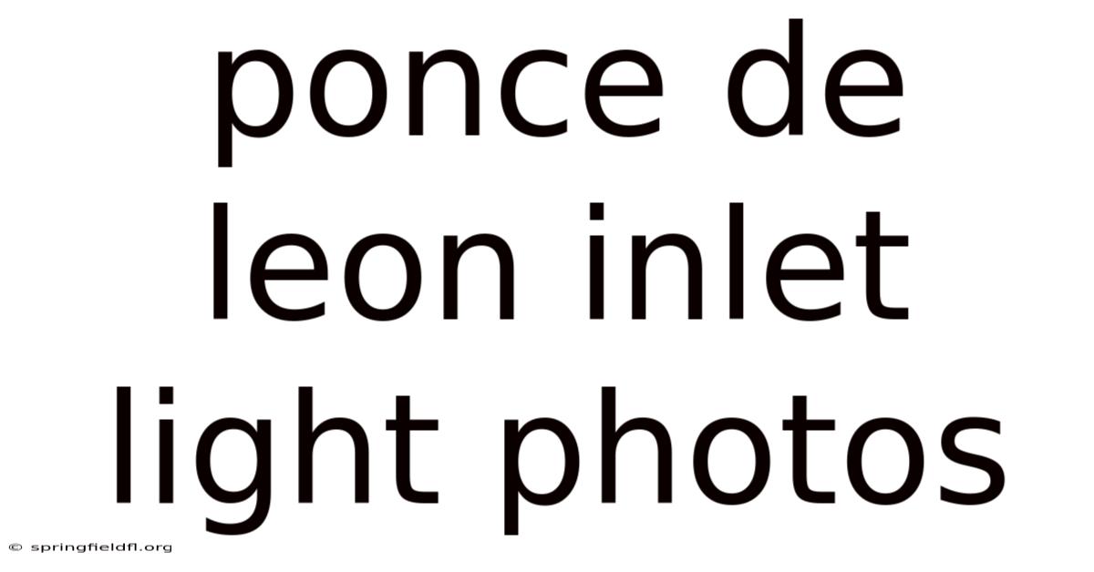 Ponce De Leon Inlet Light Photos