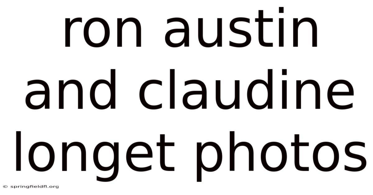 Ron Austin And Claudine Longet Photos