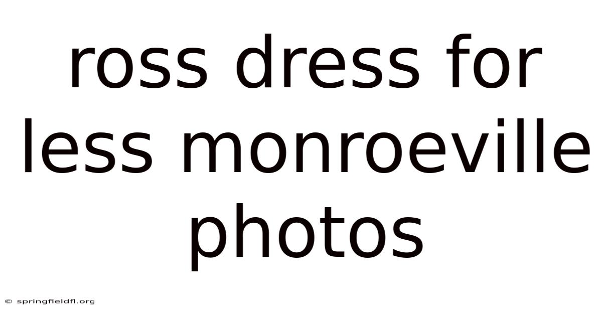 Ross Dress For Less Monroeville Photos