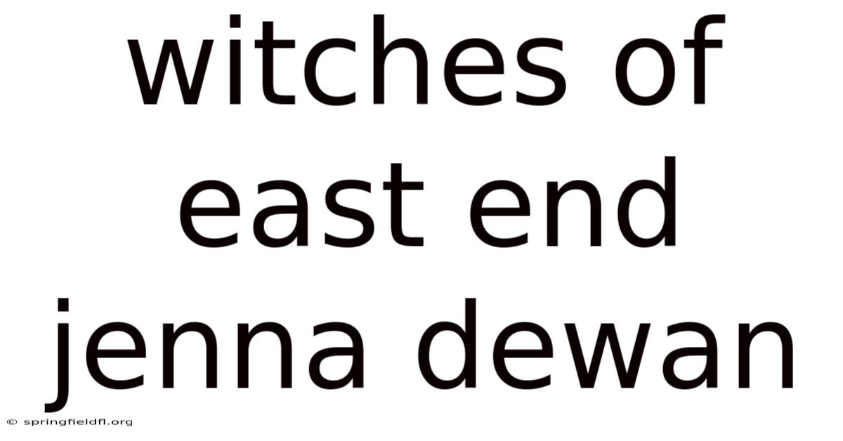 Witches Of East End Jenna Dewan